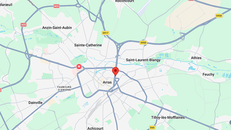 Emplacement de Partner Systemes à Arras
