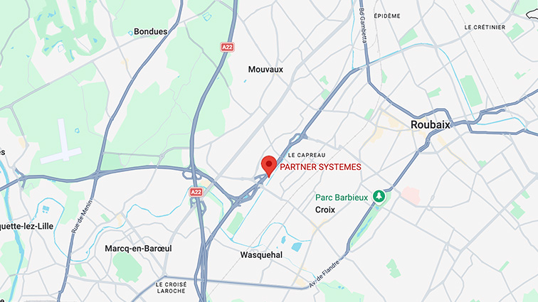 Emplacement de Partner Systemes à Wasquehal